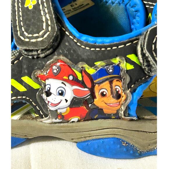 PAW PATROL Kids Pawsome Sandals/Water Shoes-Blue/Gray and Multicolor Size 7 - Picture 4 of 8
